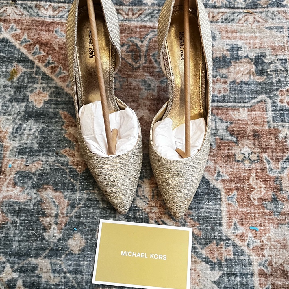 Michael Kors Women's Gold Heels